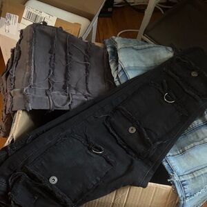 ValabasaTrendy Black and Gray Men's Jeans